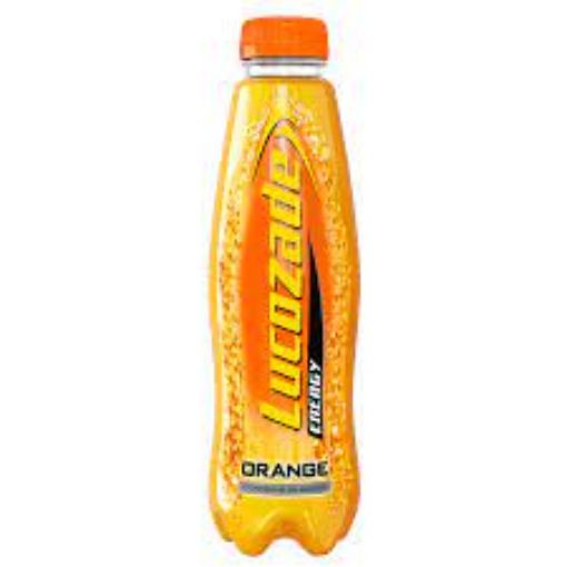 Picture of LUCOZADE ORANGE 24X380ML UK DOSCONTINUED